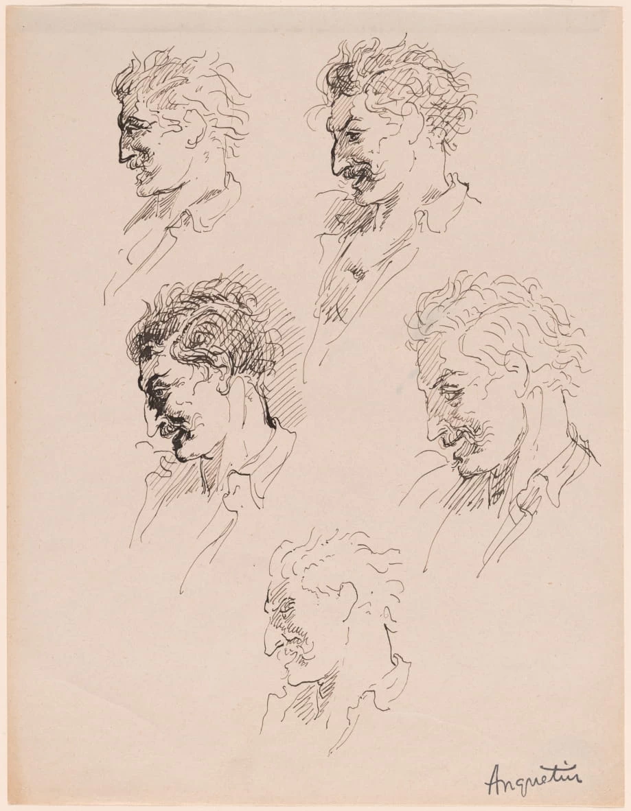 Studi di testa - Gift of Dr. and Mrs. Michael Schlossberg, National Gallery of Art